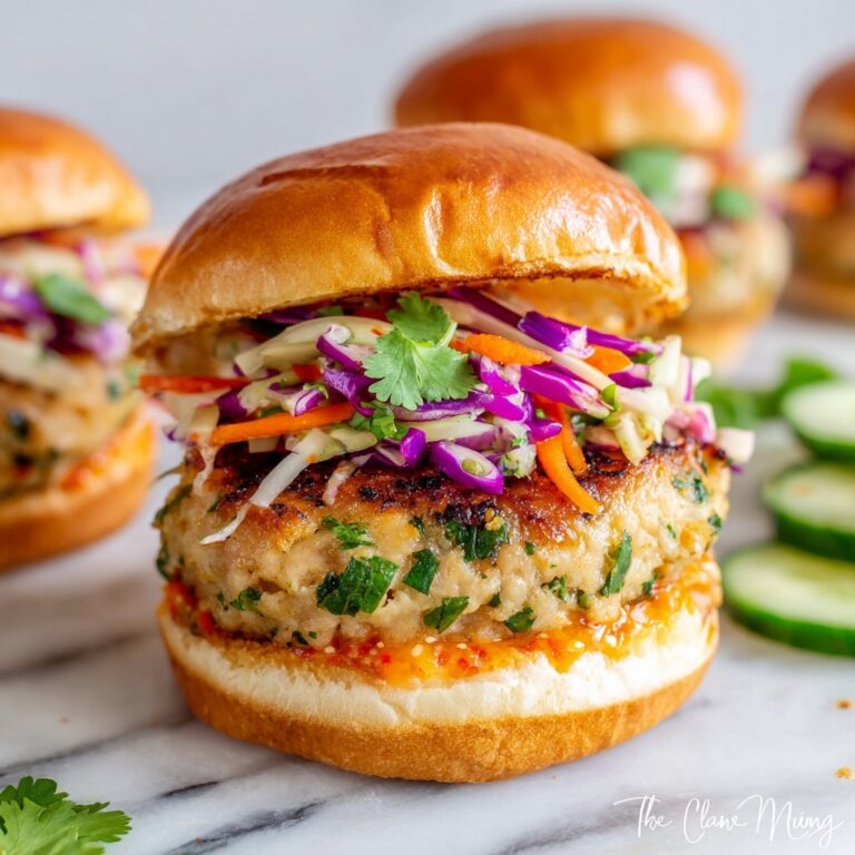 Thai Peanut Turkey Burgers Recipe