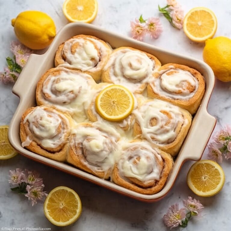 Lemon Poppy Seed Rolls with Lemon Glaze Recipe