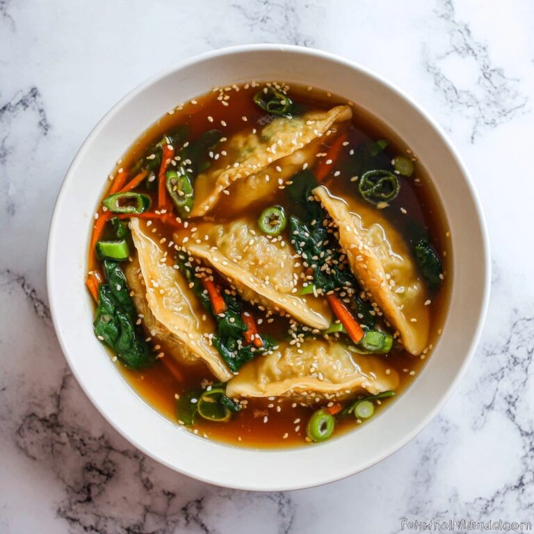Comforting Beef Potsticker Soup: Delicious Bowl of Warmth Recipe