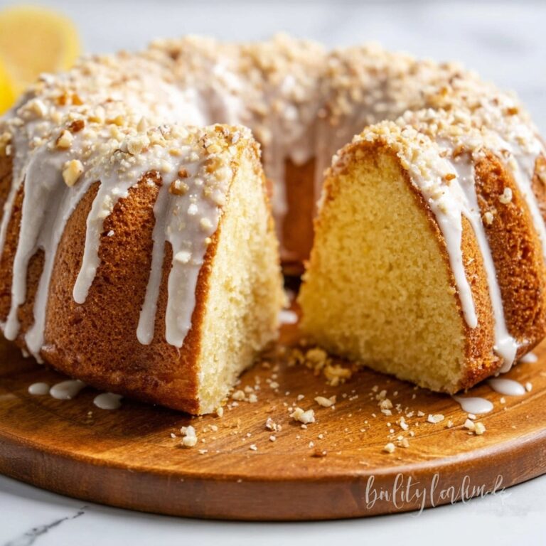 Limoncello Syrup Lemon Bundt Cake Recipe