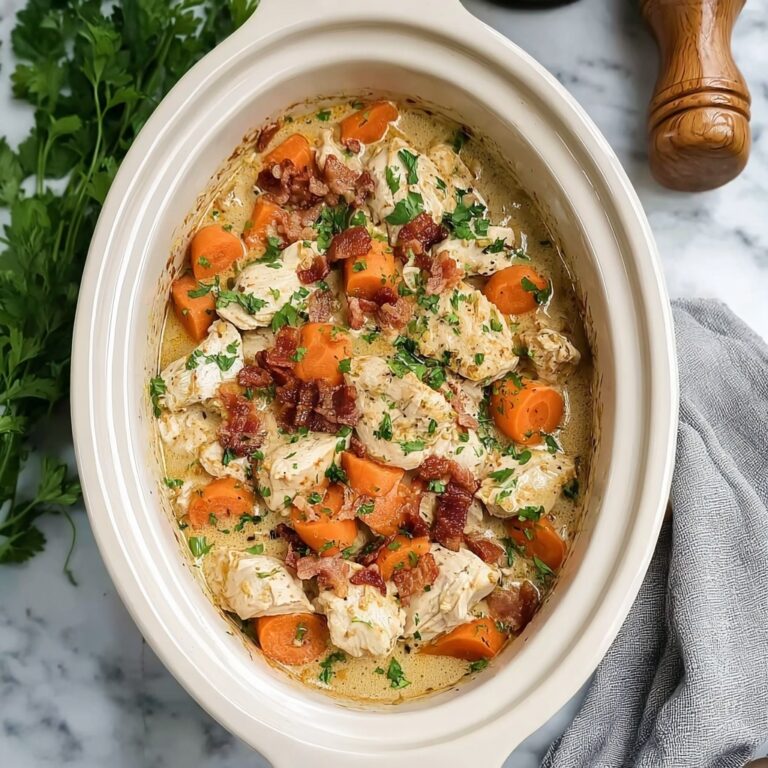 Homemade Slow Cooker Chicken Casserole Recipe