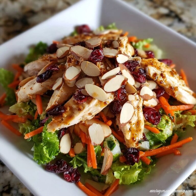 Asian Chicken Cranberry Salad Recipe