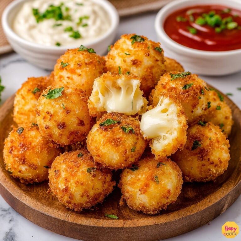 Cheesy Mashed Potato Puff Bites Recipe