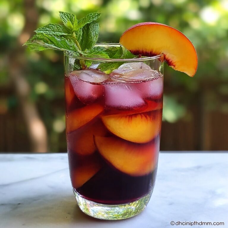 Peach Hibiscus Sunset Tea: Your Refreshing Summer Sip Recipe