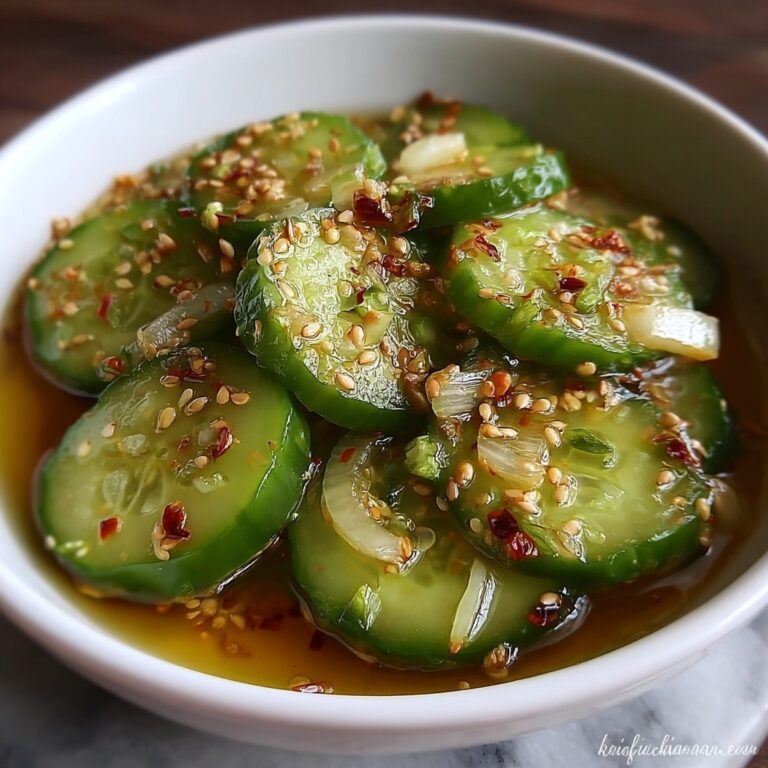 Asian Pickled Cucumbers Recipe