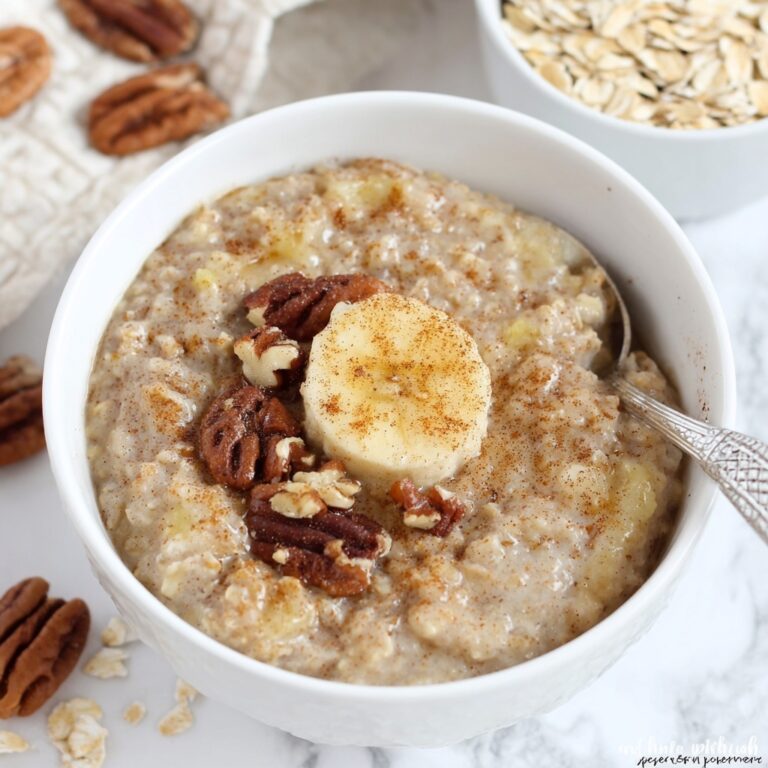 Banana Bread Overnight Oats Recipe