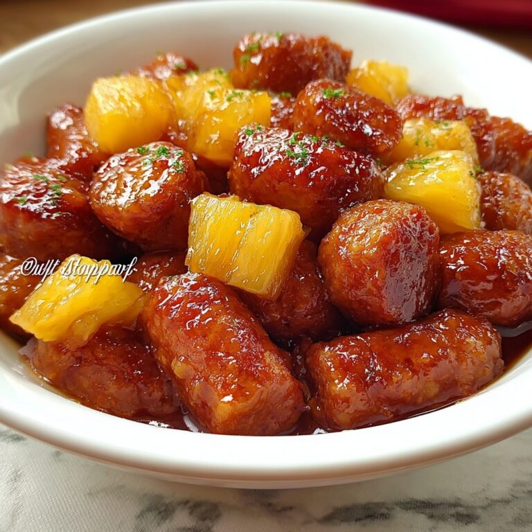 Pineapple Brown Sugar Mississippi Lil’ Smokies Bites Recipe