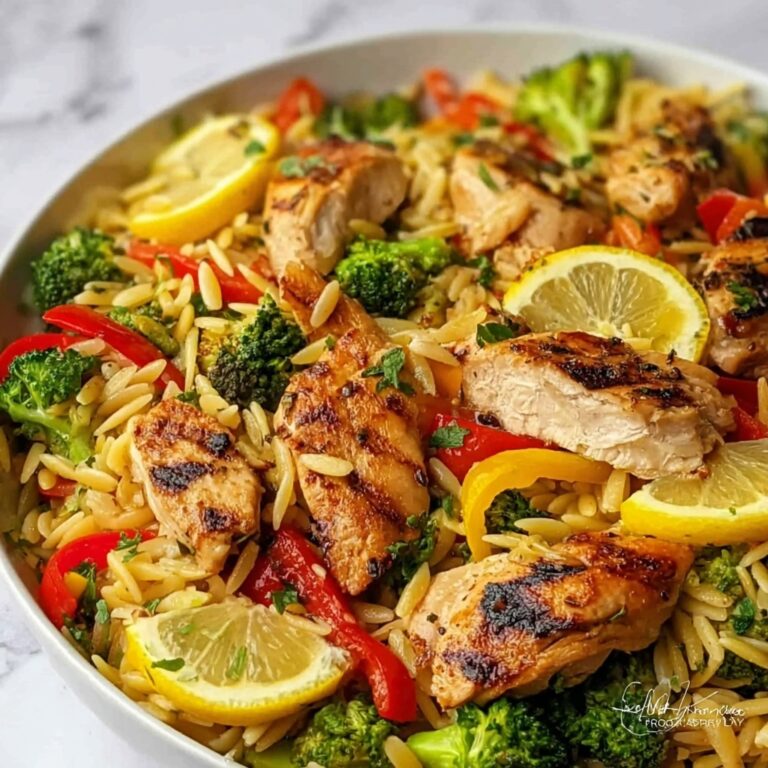 Lemon Chicken & Veggie Orzo Stir Fry: An Amazing Ultimate Recipe