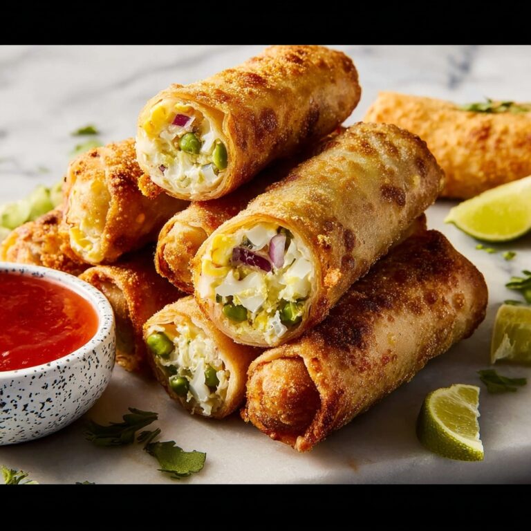 Avocado Egg Rolls with Sweet Chili-Cilantro Dipping Sauce Recipe