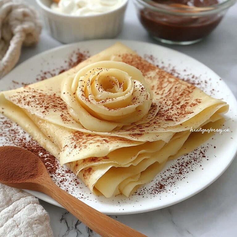 Cinnamon Roll Protein Crepes Recipe
