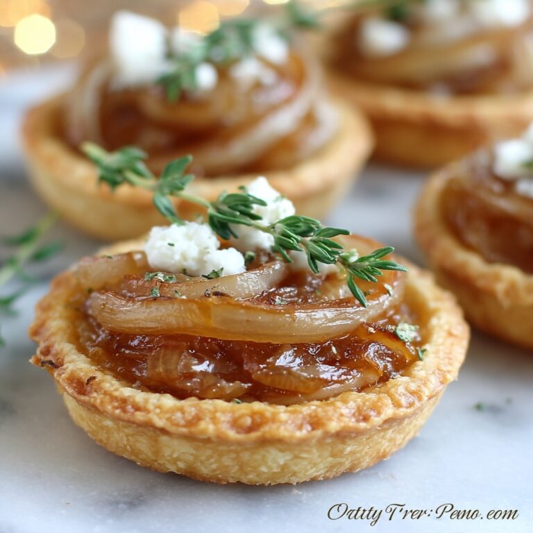 Gourmet Onion and Goat Cheese Tarts Recipe