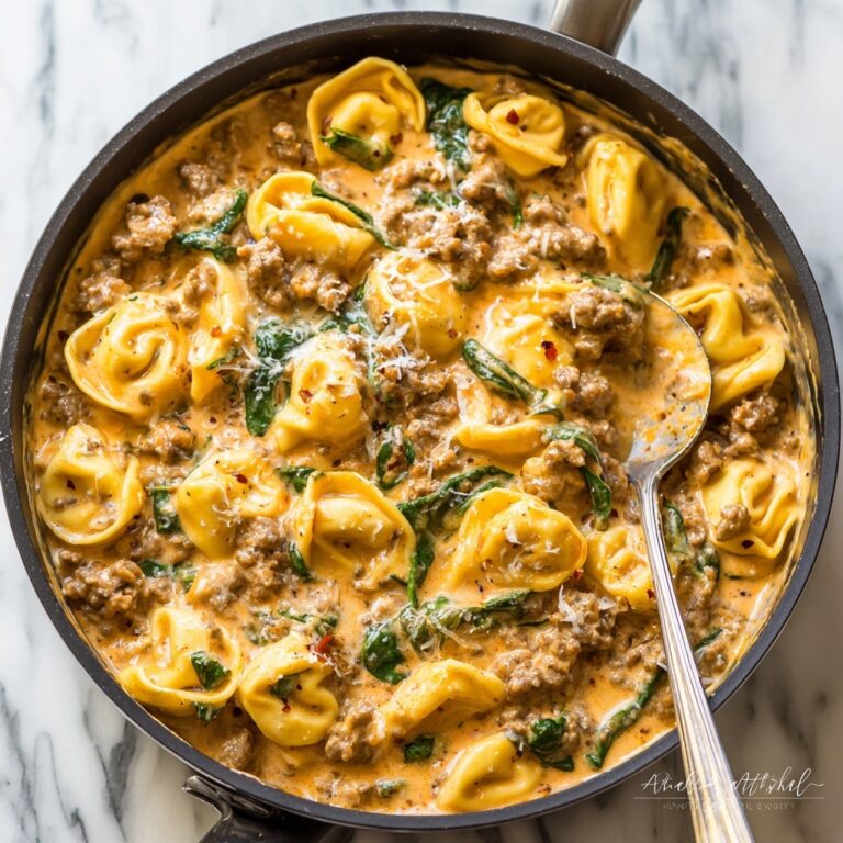 Slow Cooker Sausage and Cheese Tortellini Recipe