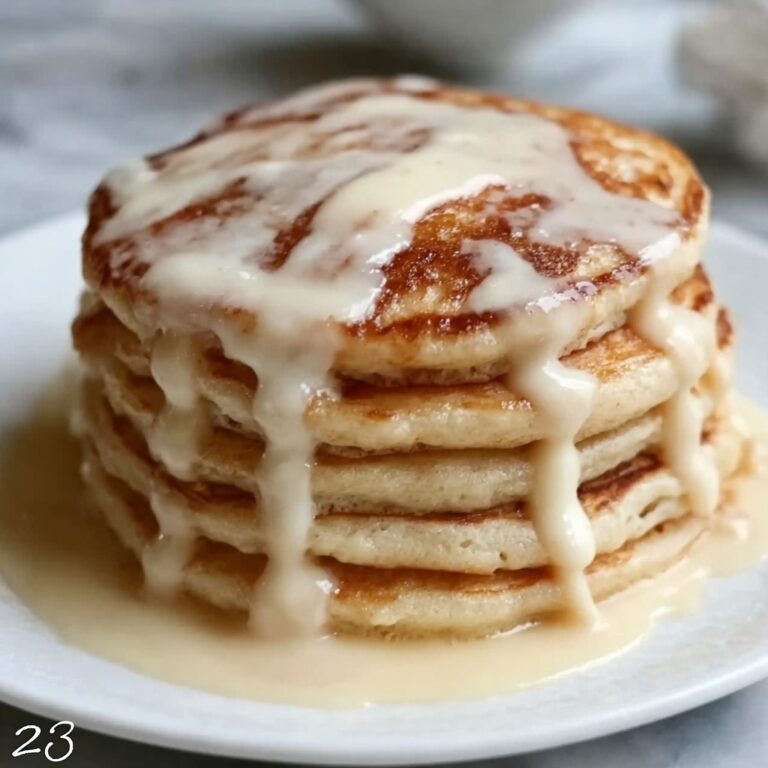 Cinnamon Roll Pancakes Recipe