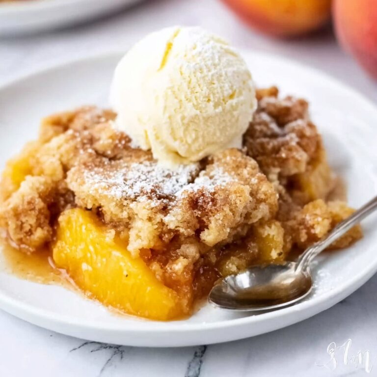Easy Peach Cobbler Recipe