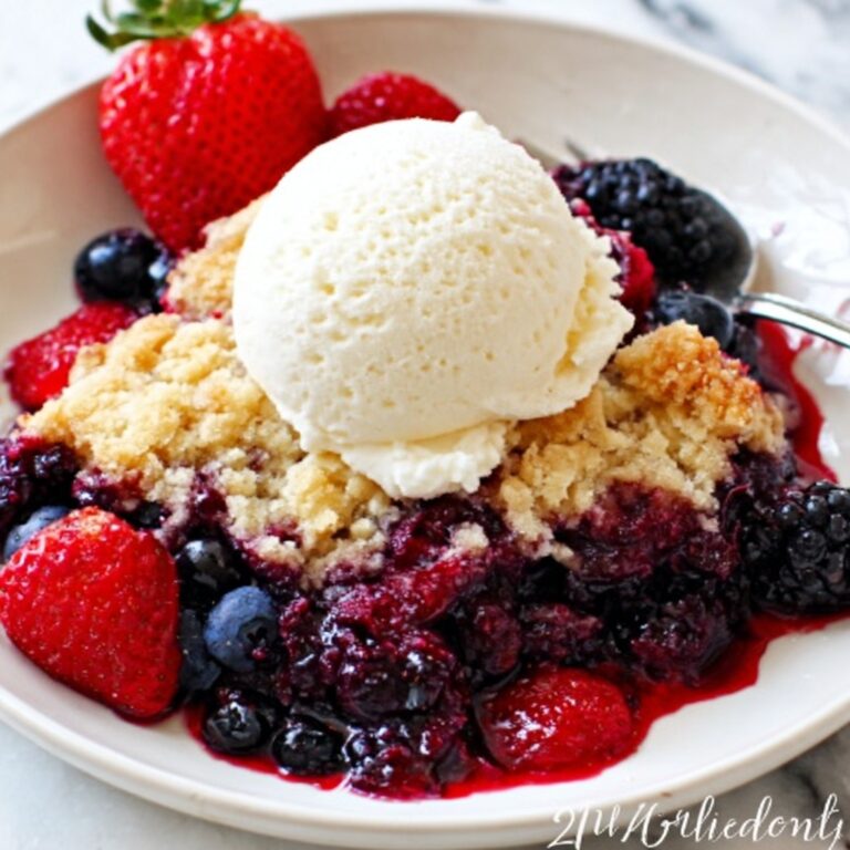 Mixed Berry Cobbler Recipe