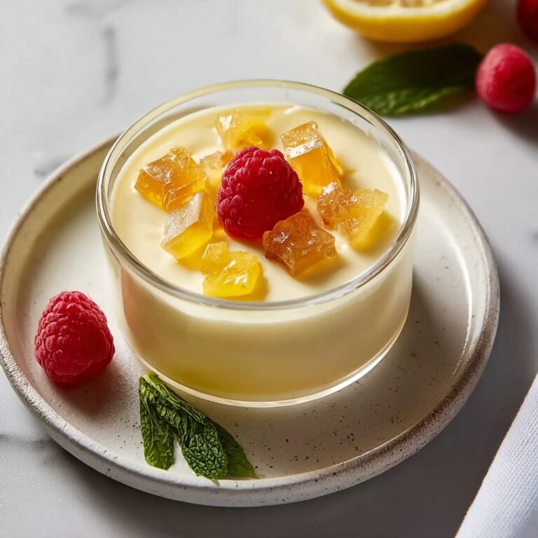 Zesty Lemon Posset: No-Bake, 3-Ingredient Delight Recipe