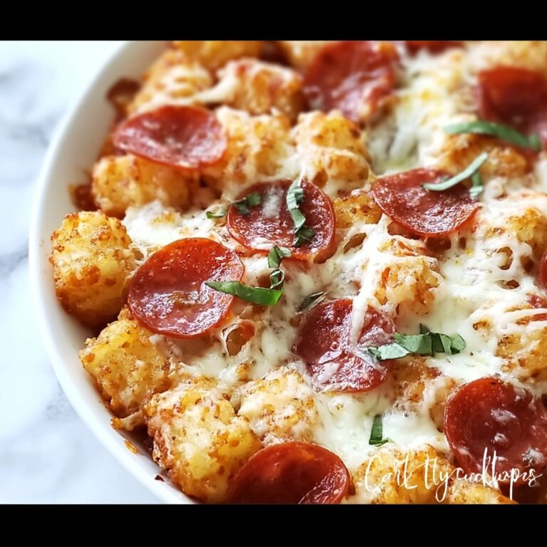 Crispy Pizza Tots Casserole Recipe
