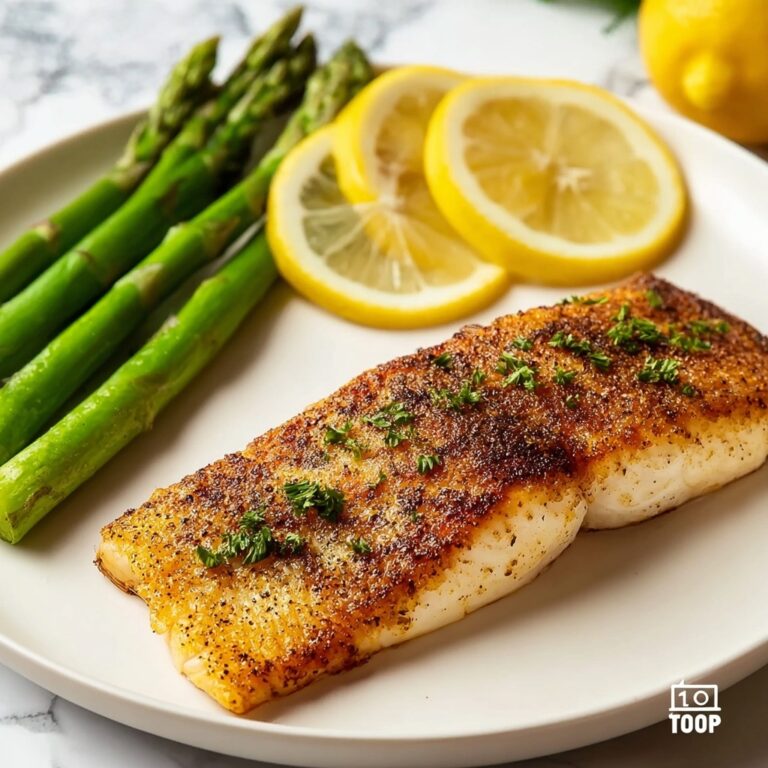 Air Fryer Cod with Lemon and Parsley Recipe