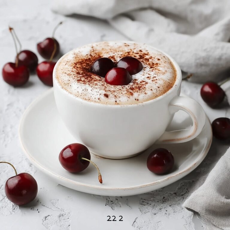 Viral Cherry Vanilla Latte: A Fruity & Creamy Coffee Twist Recipe