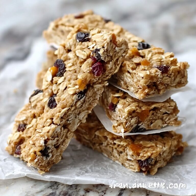 Homemade Granola Bars Recipe