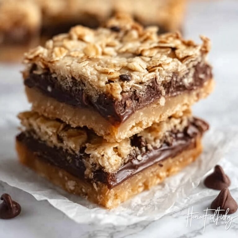 Oatmeal Fudge Bars Recipe