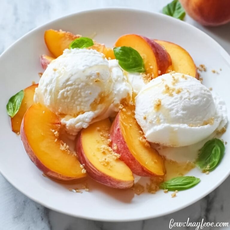 Peach and Burrata Caprese Salad Delight Recipe