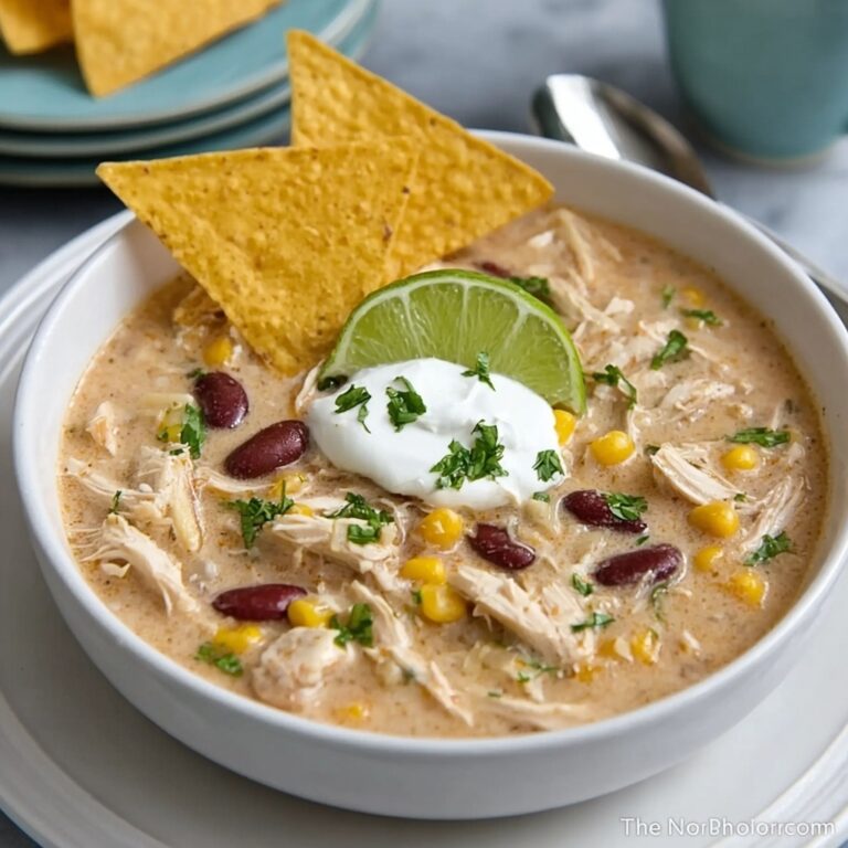 White Chicken Chili with Cream Cheese Recipe