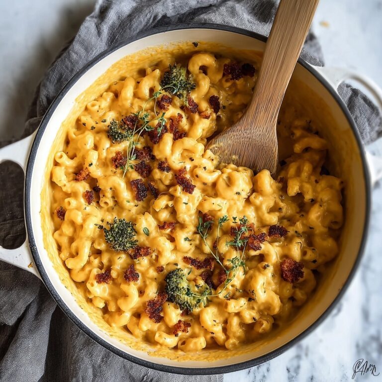 Creamy Healthy Mac & Cheese with Butternut Squash Delight Recipe