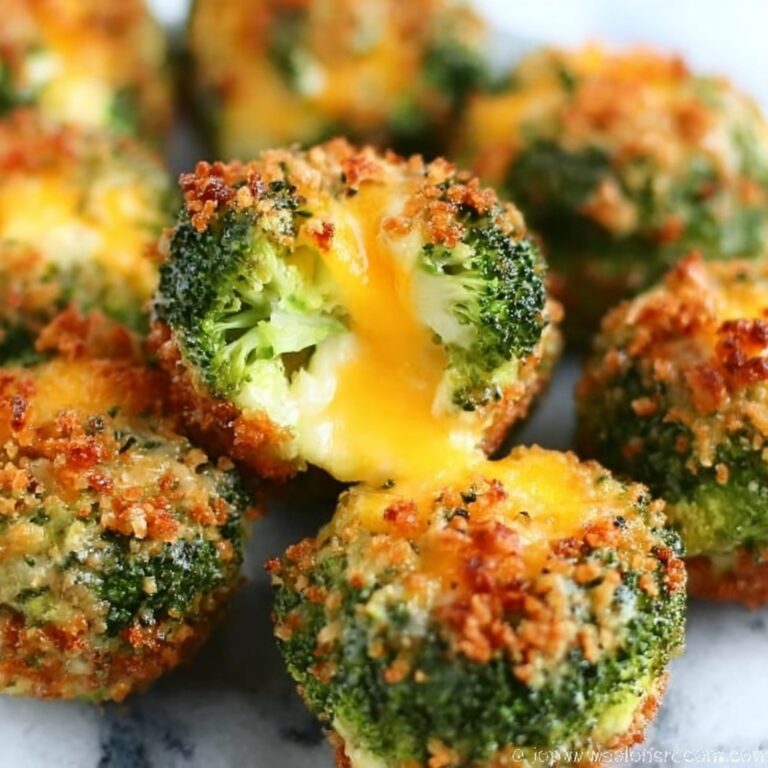 Baked Broccoli Cheese Balls Recipe