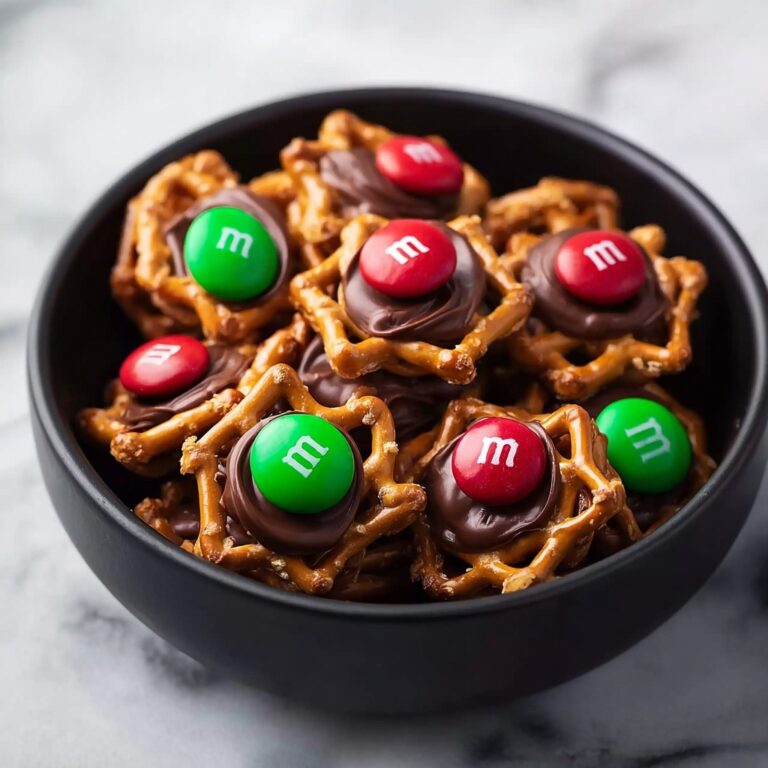 Pretzel Rolo M&M Bites Recipe