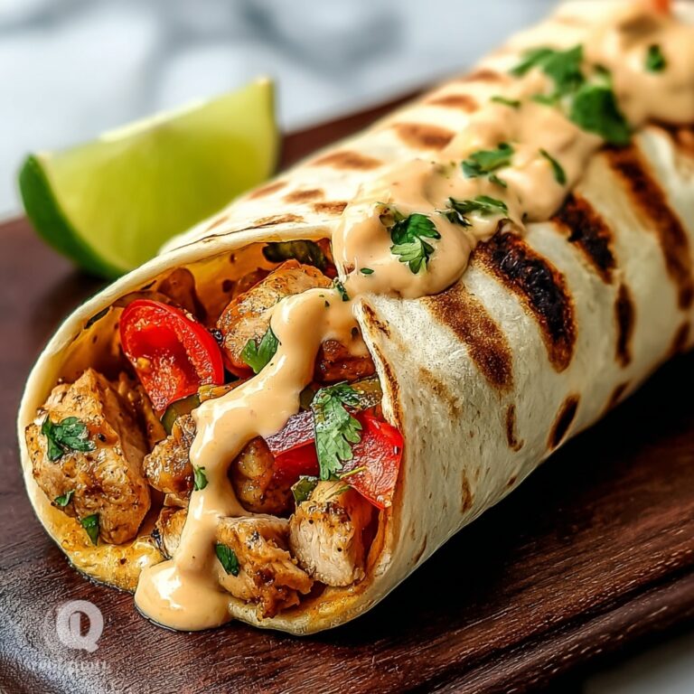 Chipotle Ranch Grilled Chicken Burrito Recipe