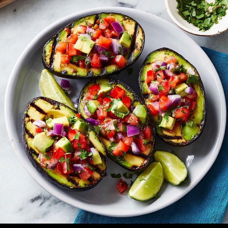 Grilled Avocado with Veggie Salsa Recipe