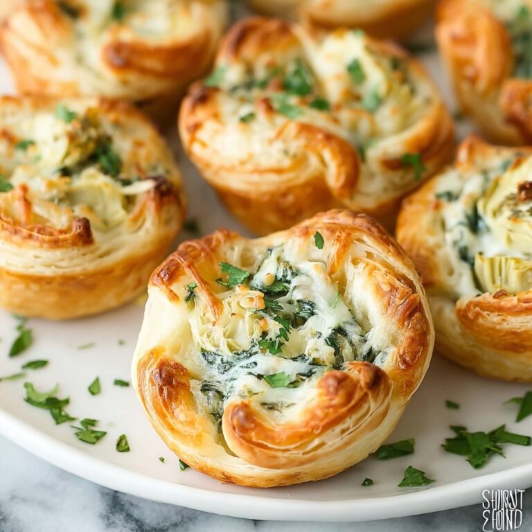 Cheesy Spinach and Artichoke Pinwheels Recipe