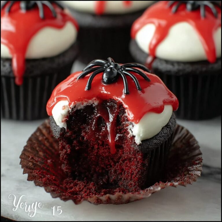 Vampire Bite Halloween Cupcakes Recipe