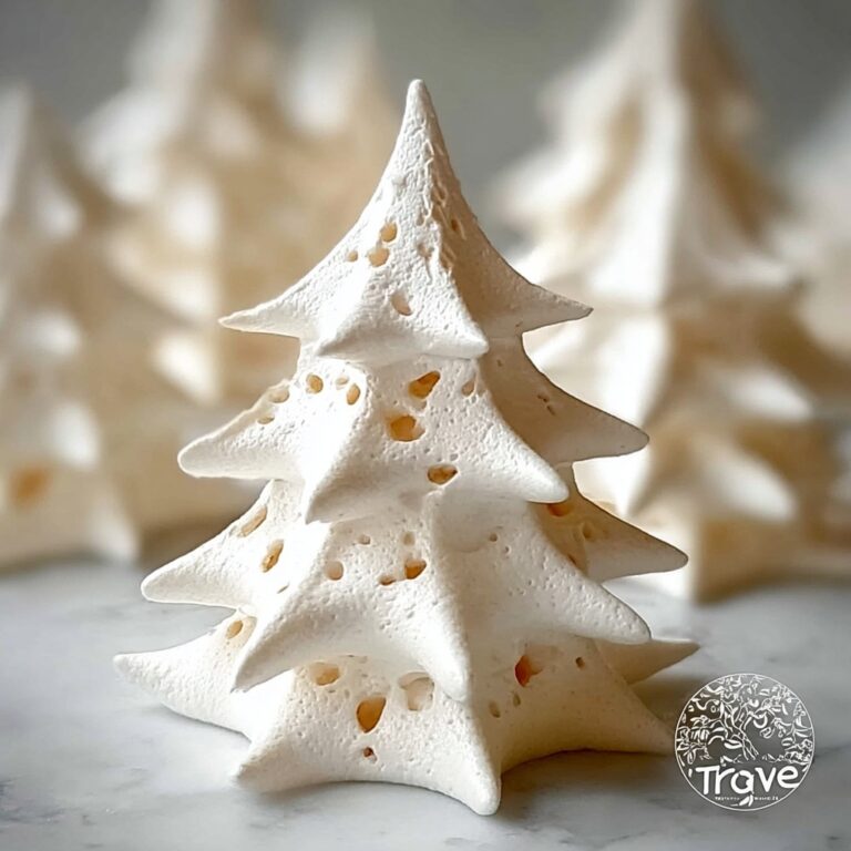 Delightful Tree Meringue Cookies for a Festive Holiday Treat Recipe