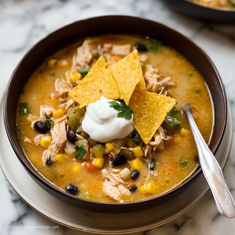 Easy Chicken Taco Soup Recipe