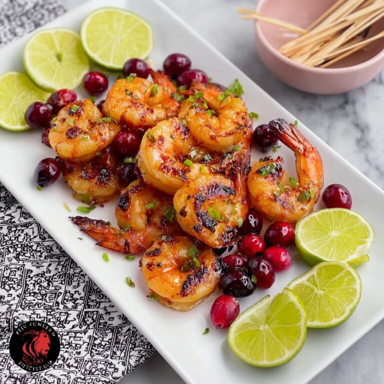 Spicy Cranberry Shrimp Skewers Recipe