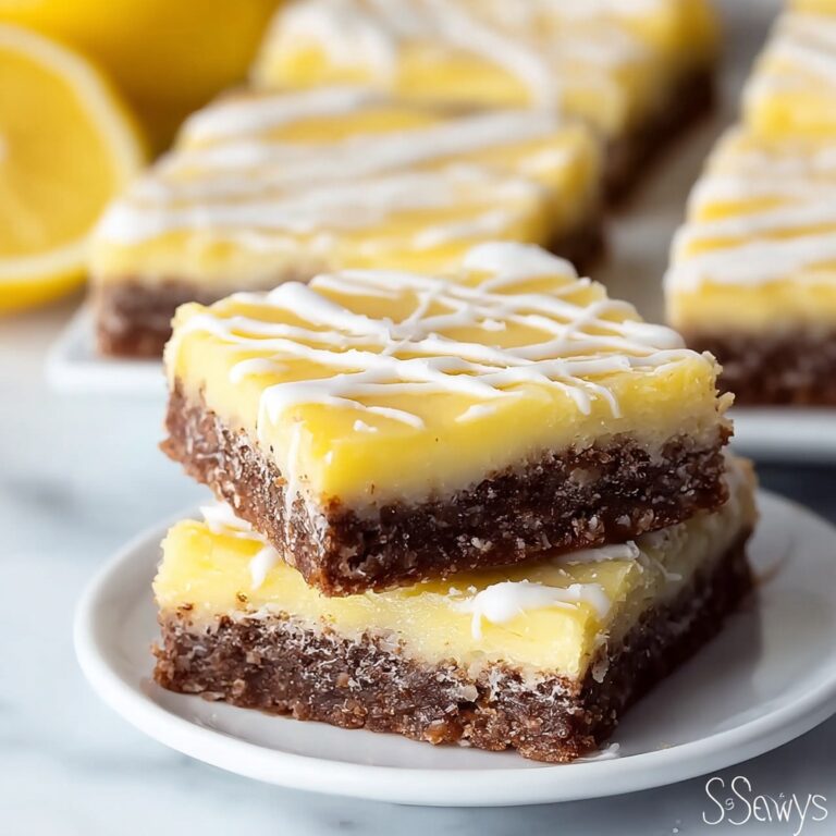 Gluten-Free Lemon Brownies Recipe