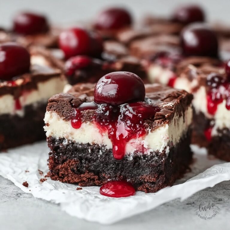 Cherry Cheesecake Brownies Recipe