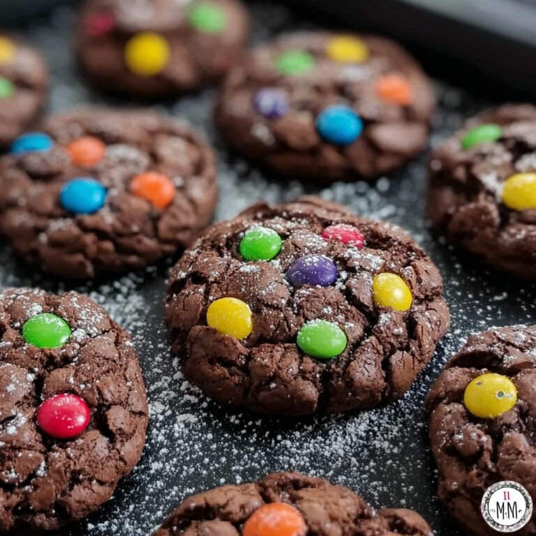 Chocolate M&M Cookies Recipe